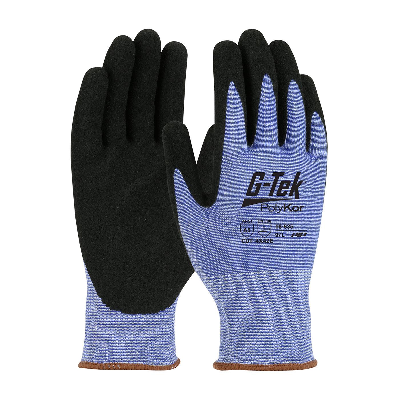 G-TEK POLYKOR 16-635 MICROSURFACE PALM - Tagged Gloves